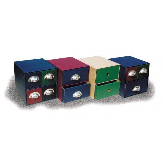 Next συρταριέρα 3συρτ. classic μπλε & μεταλ. λαβές Y21x22x23εκ.